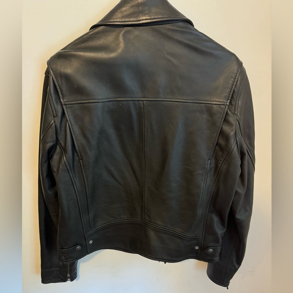 Nordstrom B.P. Alex Costa Leather Motorcycle Jacket - L - Large - Picture 4 of 9